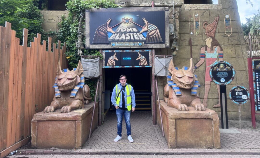 Behind The Scenes Tour of Top Blaster at Chessington
